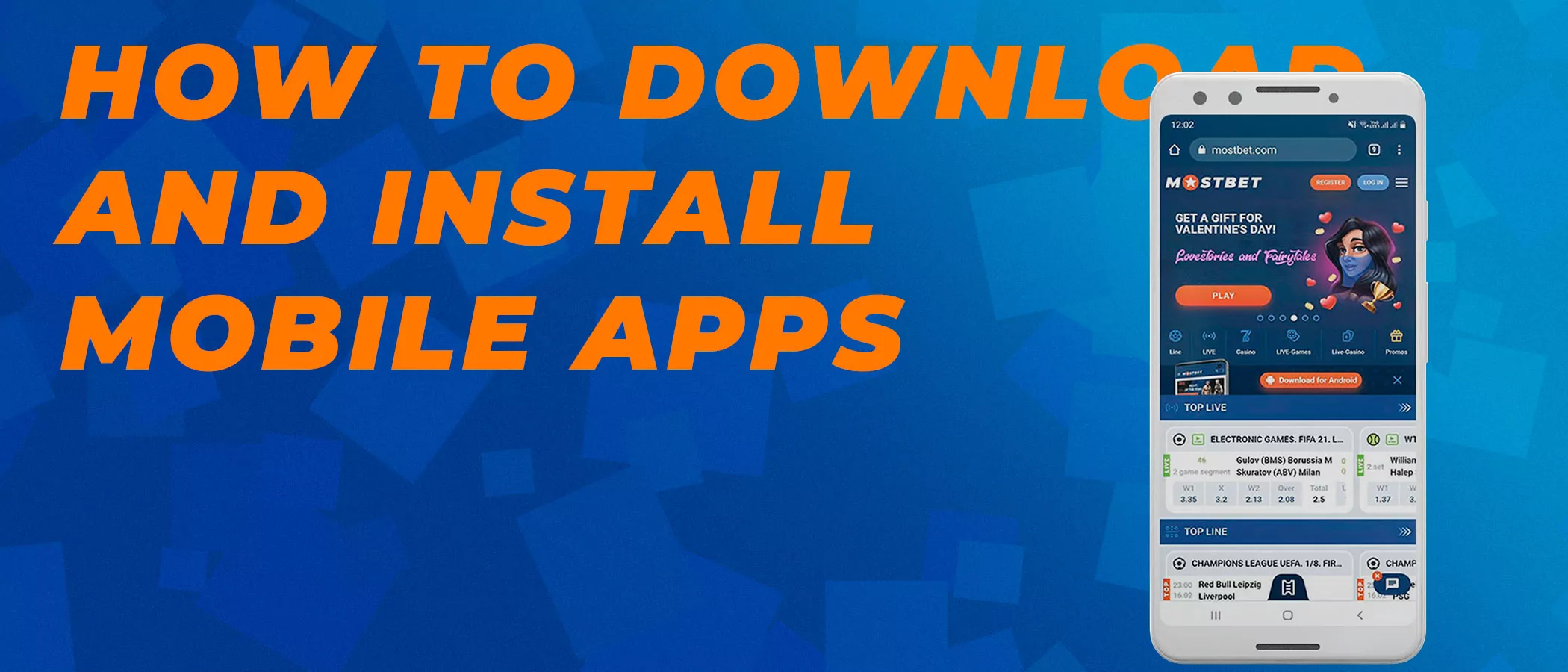 Aplicativo móvel Okbet - Instalação e download